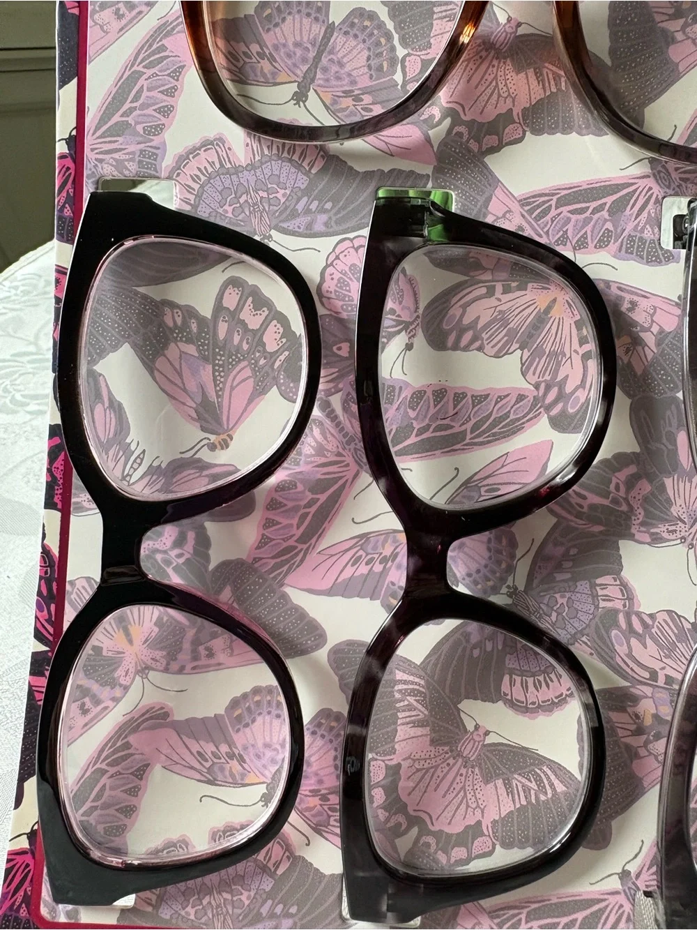 Betsey Johnson +3.00 4-Pack Reading Glasses Set - Tortoiseshell Mix New